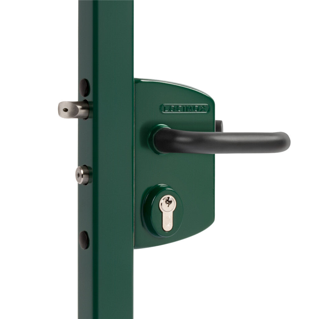 Locinox ant pavirsiaus montuojama spyna su aliuminio korpusu.