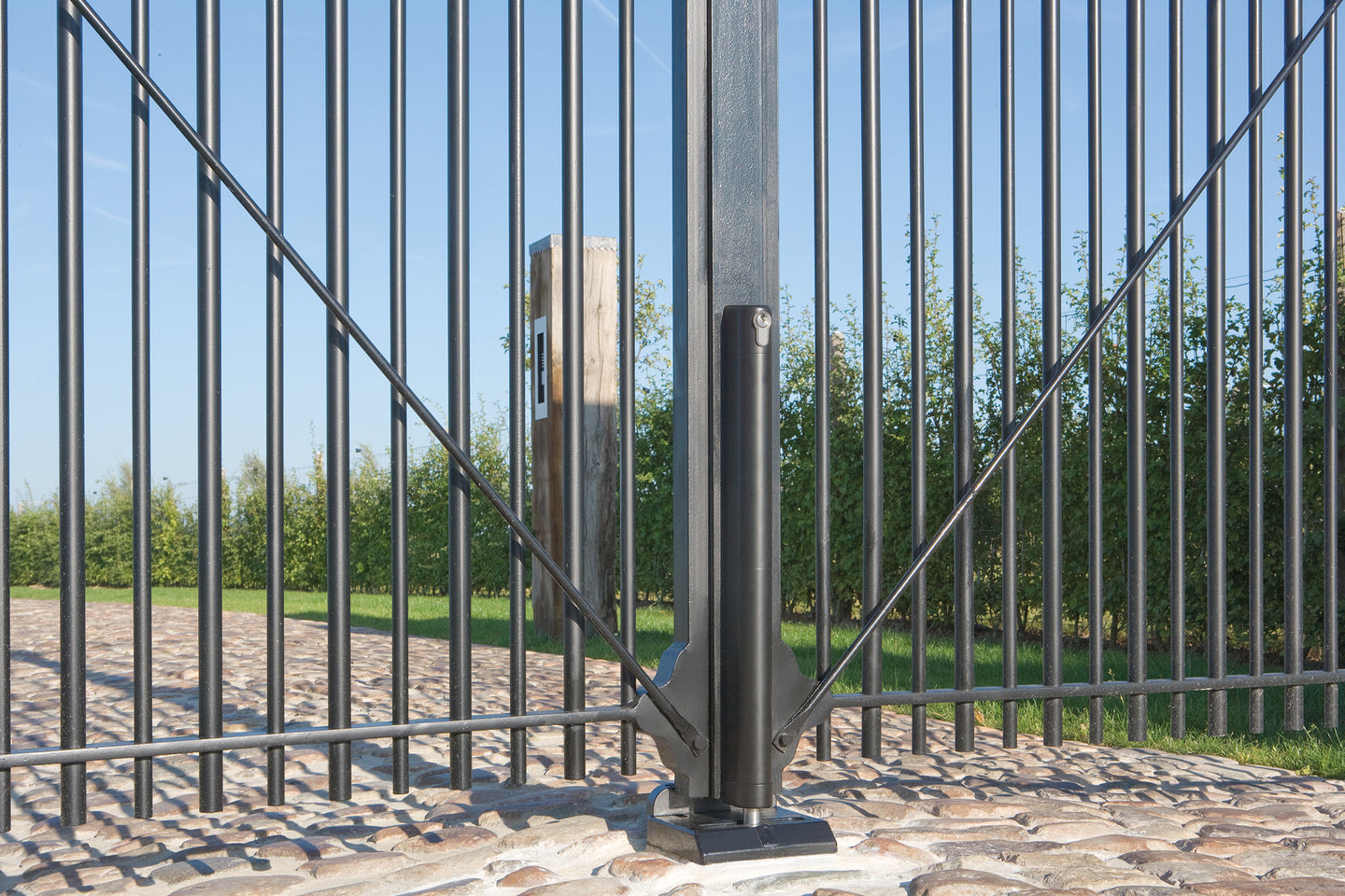 Locinox motorizuotas elektrinis vartu fiksatorius.