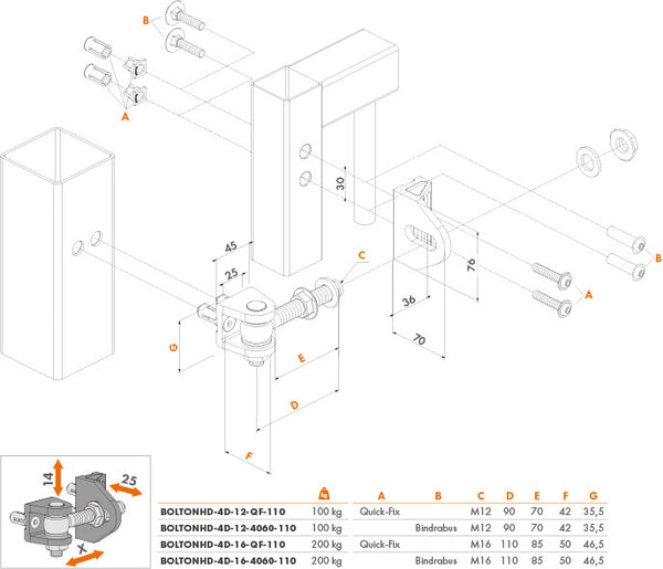 BOLTON4D Locinox Vyriai Brezinys