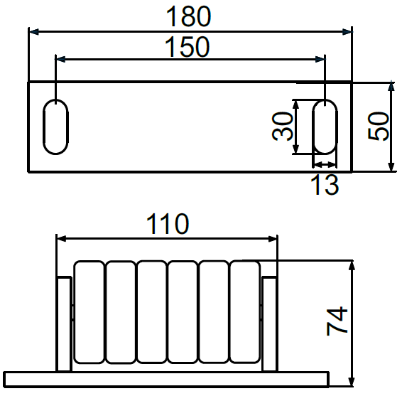 Galiniai atraminiai ratukai.
