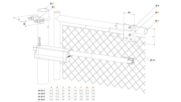 Locinox hidraulinis pritraukejas dideliems vartams samson 2.