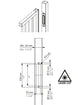 Locinox profilis stumdomu vartu elektromagnetinems spynoms.