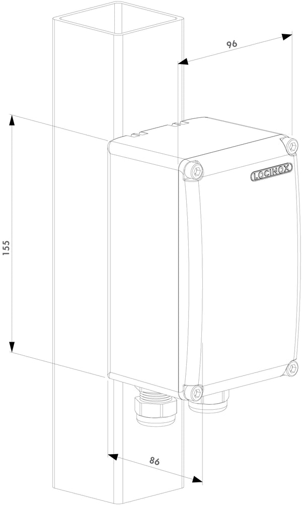 Locinox dezute transformatoriui maitinimo blokui.