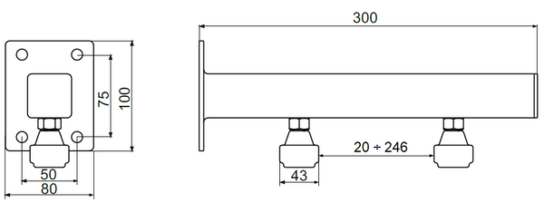 Virsutine nukreipiancioji su 2 gumuotais ratukais.