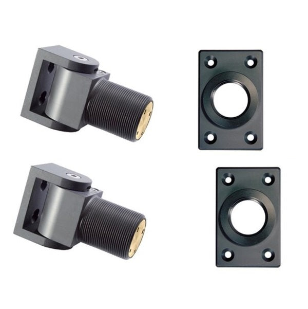 Hidrauliniai vyriai su pritraukimu 2vnt be užtrenkimo su atidarytų vartų funkcija vartams iki 80kg.