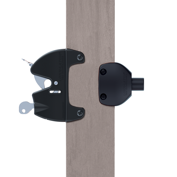 D&D Technologies skląstis varteliams rakinamas raktu iš dviejų pusių.