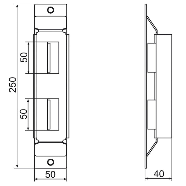Plokštelė-atrama spynai bico prisukama.