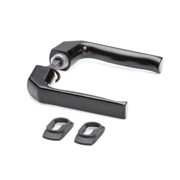 Rankena be prisukamos plokštelės su apdaila cilindrui.