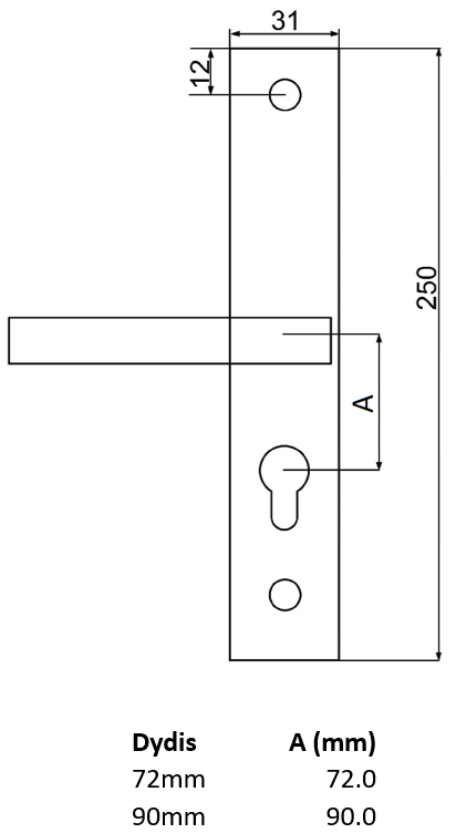 Rankena su plokštele.