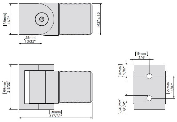 D&D Technologies hidrauliniai vyriai su pritraukimu 2vnt su užtrenkimu be atidarytų vartų funkcijos vartams iki 80kg.