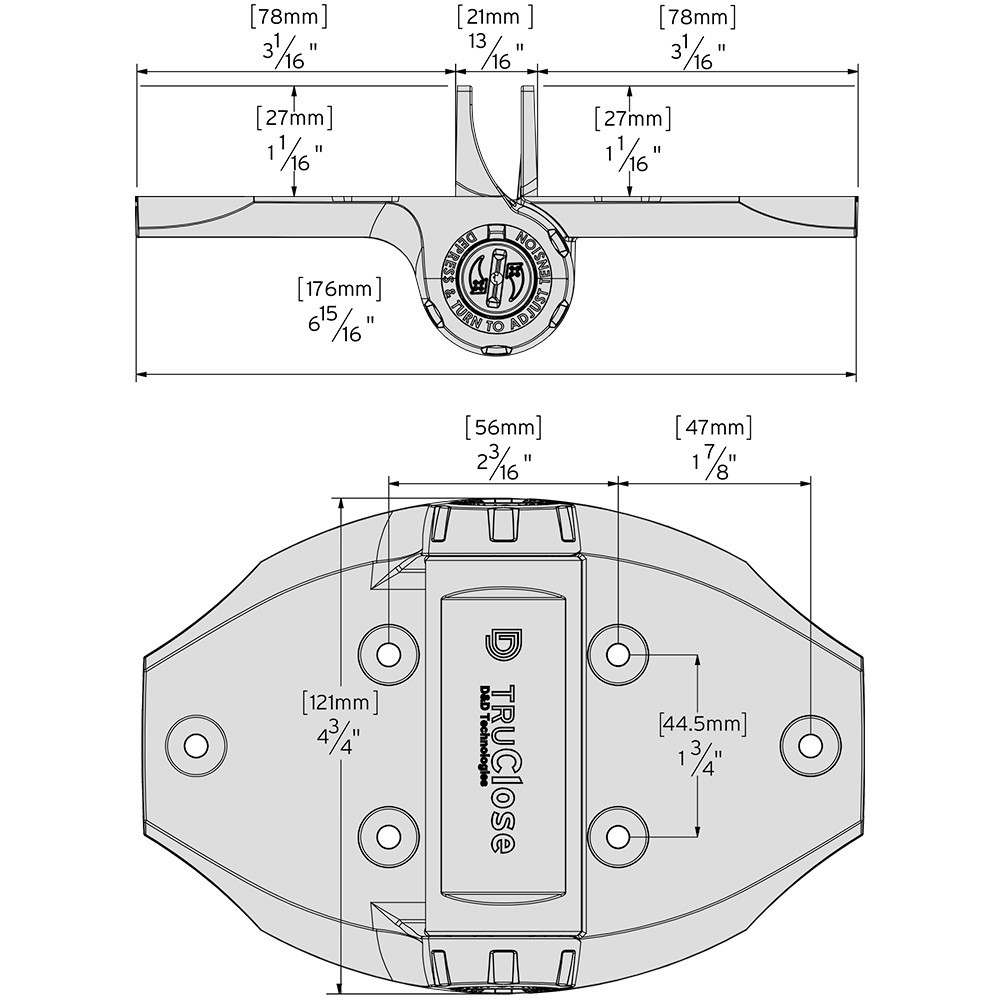 D&D Technologies vyriai su pritraukimu 2vnt (medis-medis) su 2 kojelėmis tvoros varteliams iki 70kg.