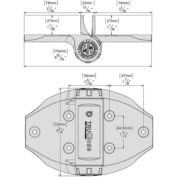 D&D Technologies vyriai su pritraukimu 2vnt (medis-medis) su 2 kojelėmis tvoros varteliams iki 70kg.
