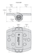 D&D Technologies vyriai su pritraukimu 2vnt (metalas-metalas medis-medis) be kojelių tvoros varteliams iki 70kg.