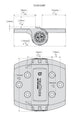 D&D Technologies vyriai su pritraukimu 2vnt (metalas-metalas medis-medis) be kojelių tvoros varteliams iki 70kg.